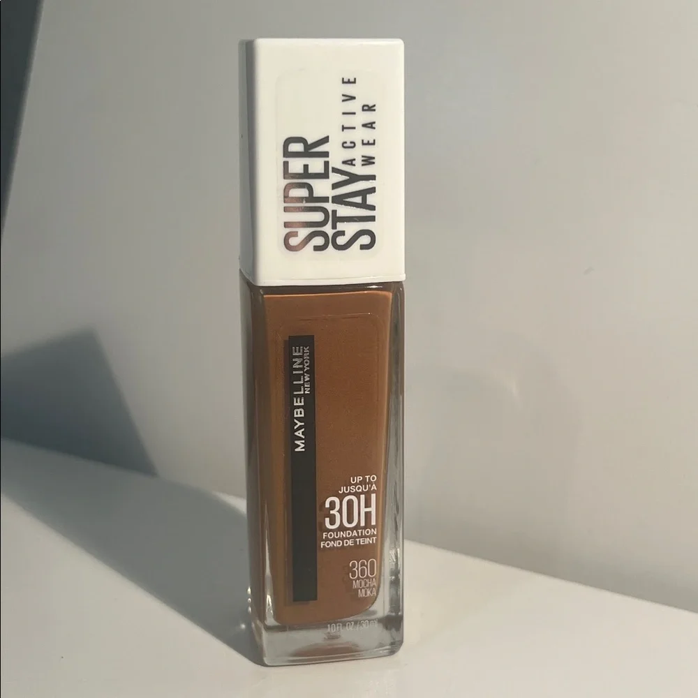 Maybelline 360 MOCHA Super Stay Full Coverage Liquid Foundation NEW Sealed